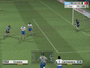 World Soccer Winning Eleven 8 International (USA) Game Play Snaps